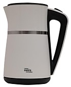 Чайник металл OASIS K-4SPW белый