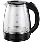 Чайник стекло OASIS K-8GB черный