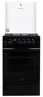 Плита il Monte FO-GE6014 SILVER газ/электрич. серая