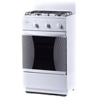 Плита Flama СK 2201 W газ/элек. белая 2-х