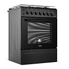 Плита il Monte FO-GE-51F BL газ/электрич. черная