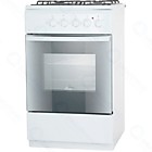 Плита Flama AK 1414 W газ/элек. белая